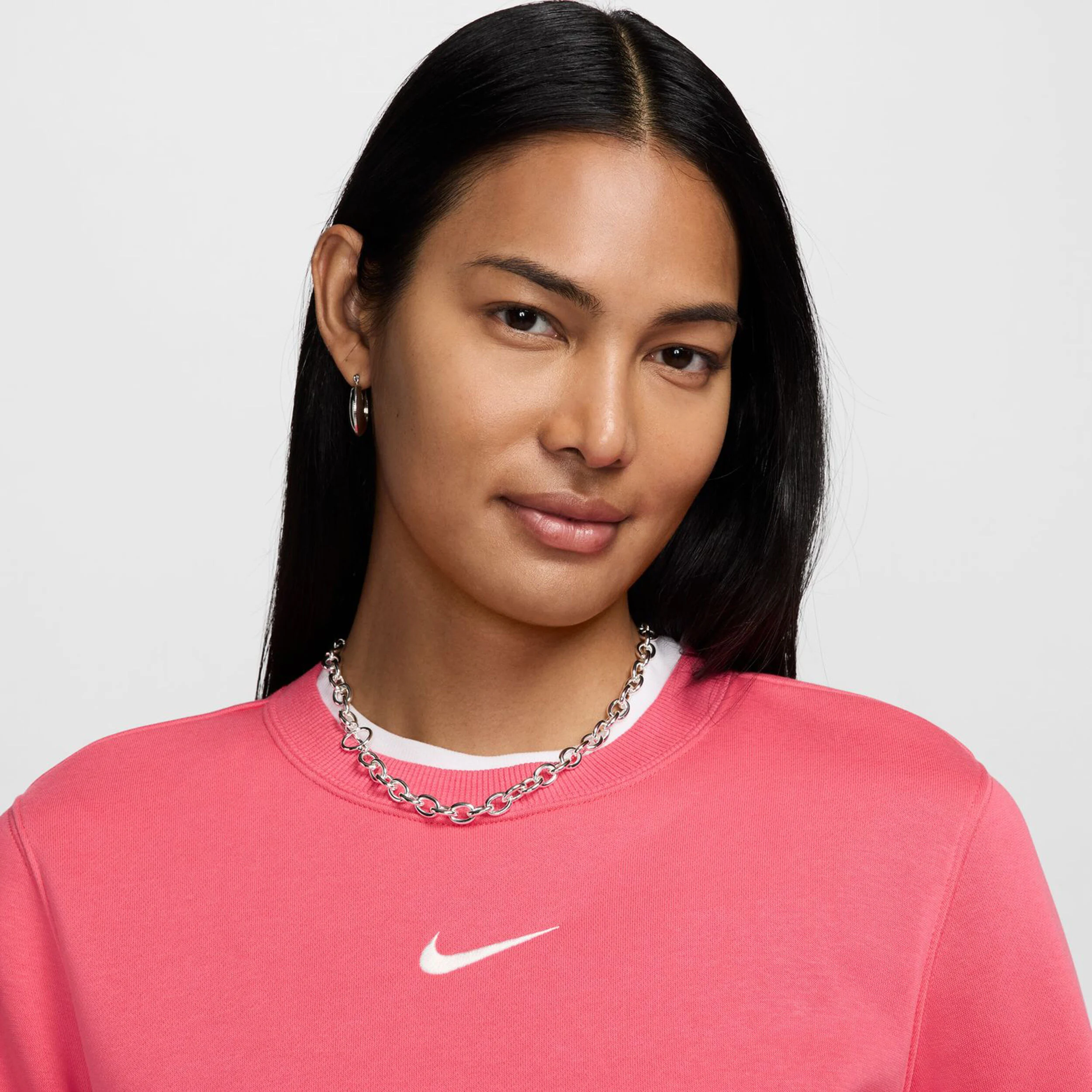 PHNX Fleece STD Crew T-Shirt Damen - Pink