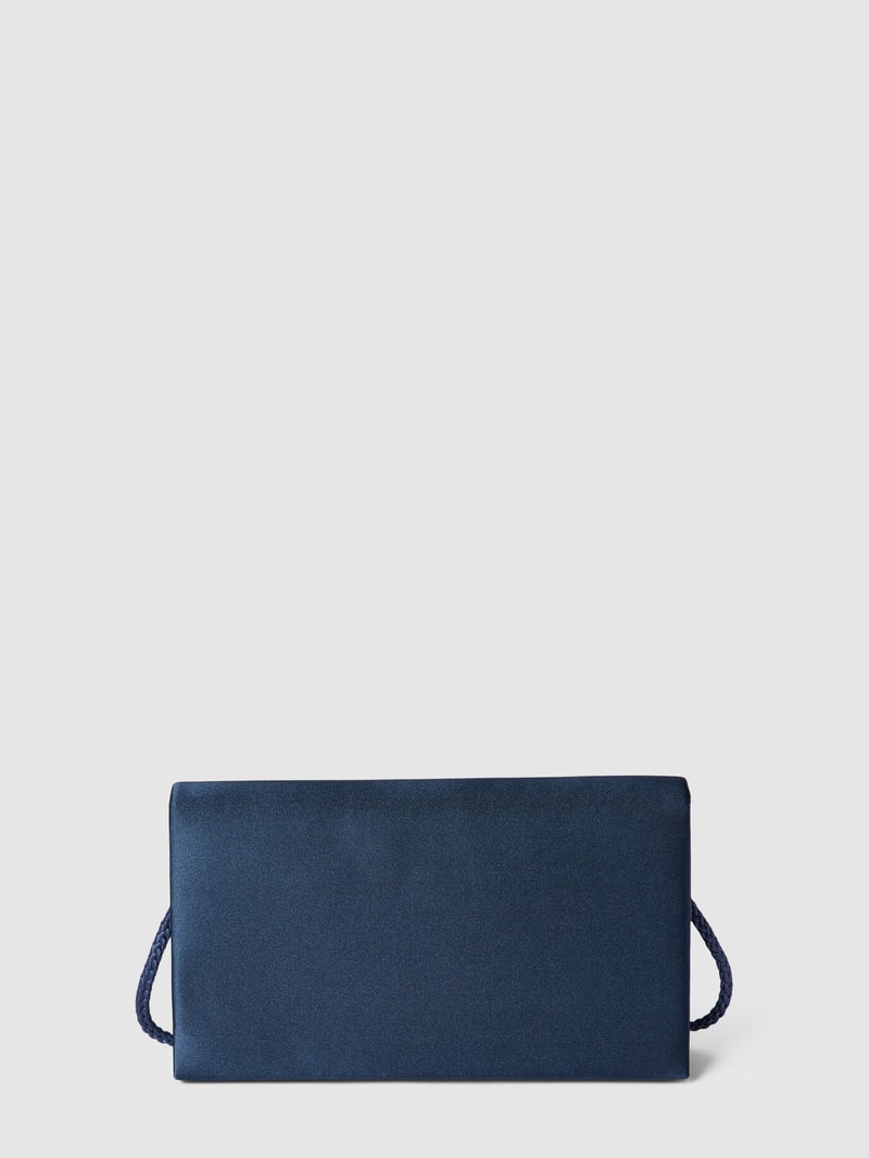 Umhängetasche aus Satin in marineblau