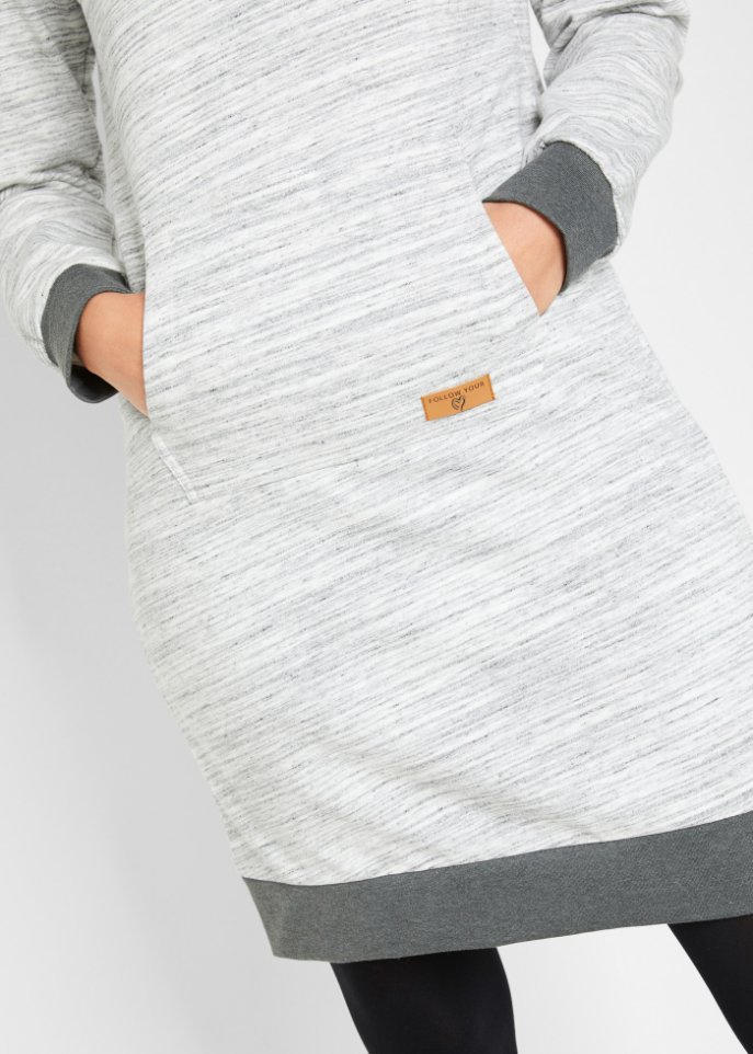 Sweatkleid mit Kapuze