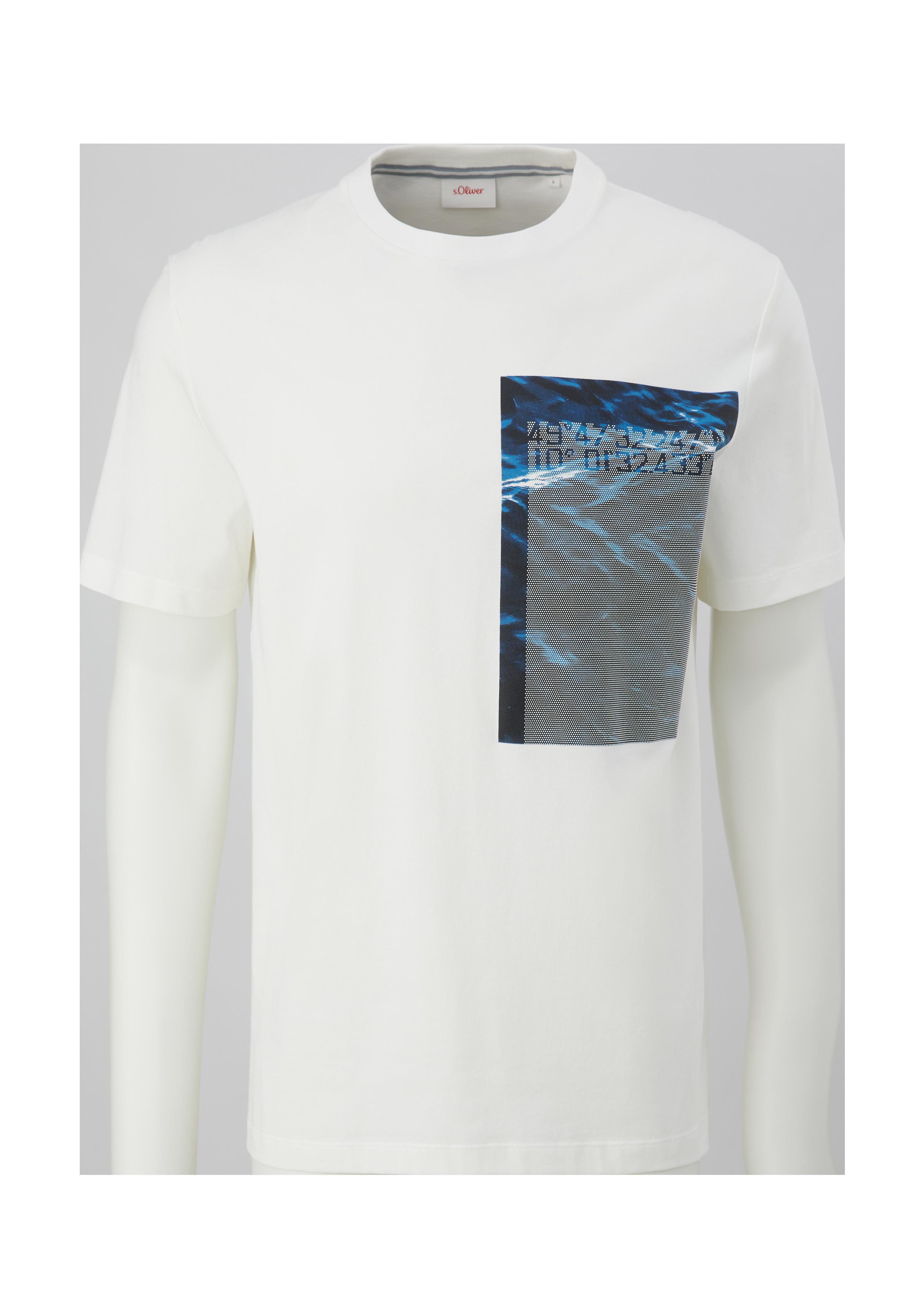 Printshirt aus Baumwollstretch  2135691-01D1