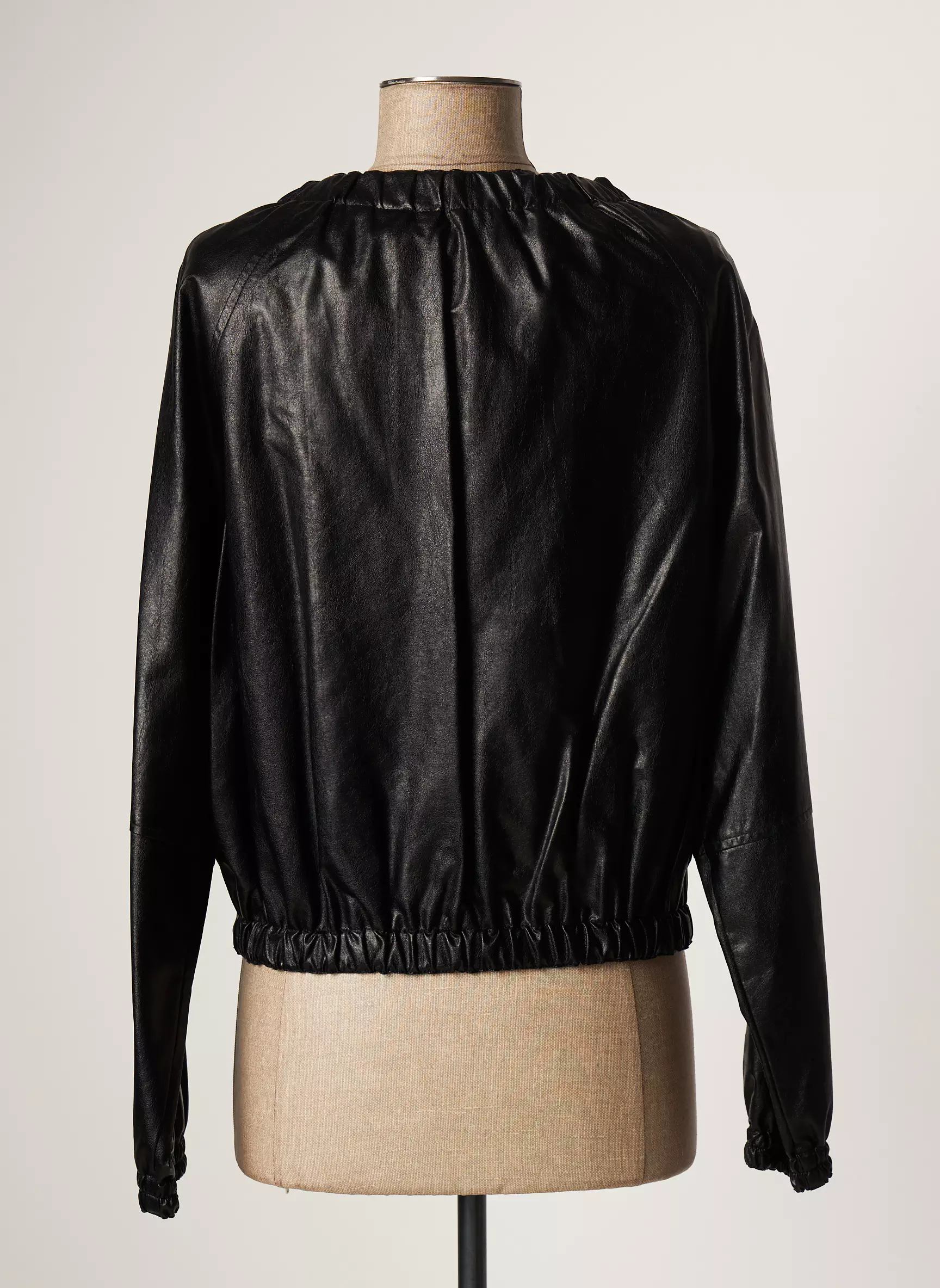 Lauren Vidal Vestesimilicuir Femme couleur noir