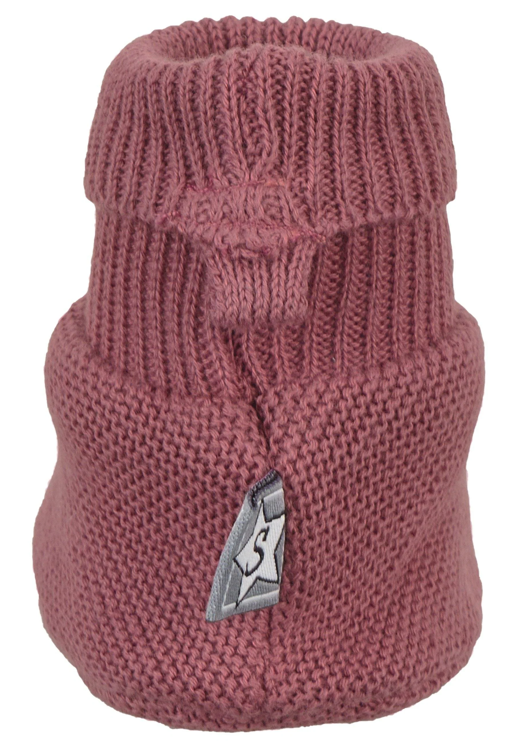 GOTS Strick-Schuh in Grün, Marine, Rosa oder Grau