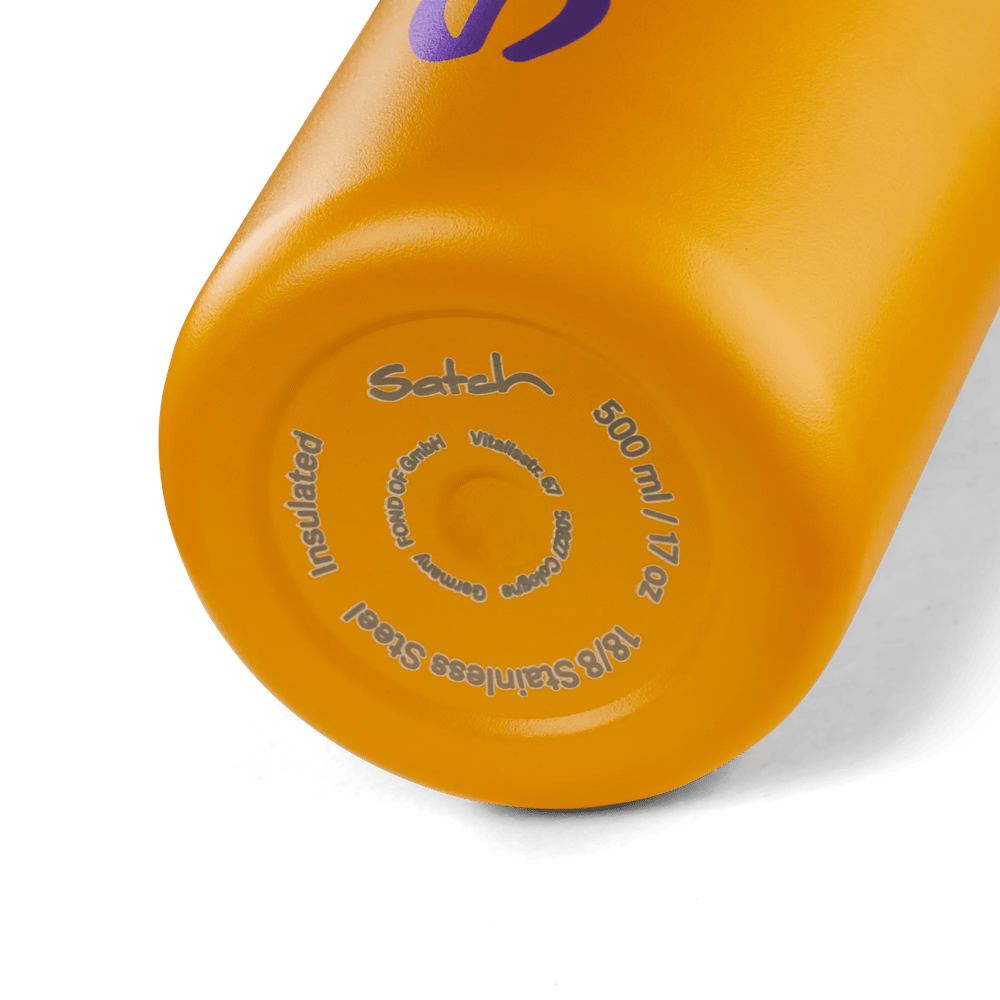 Trinkflasche Purple Graffiti