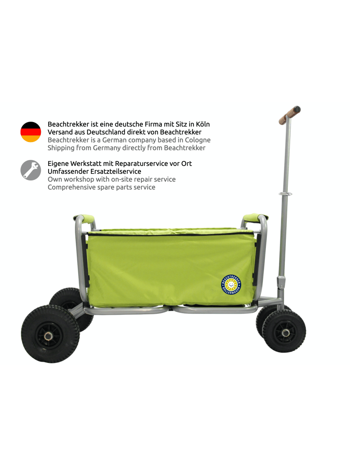 Beachtrekker Beachtrekker LiFe faltbarer Bollerwagen   Bremse, klappbarer Handwagen (Grün) günstig kaufen onesize