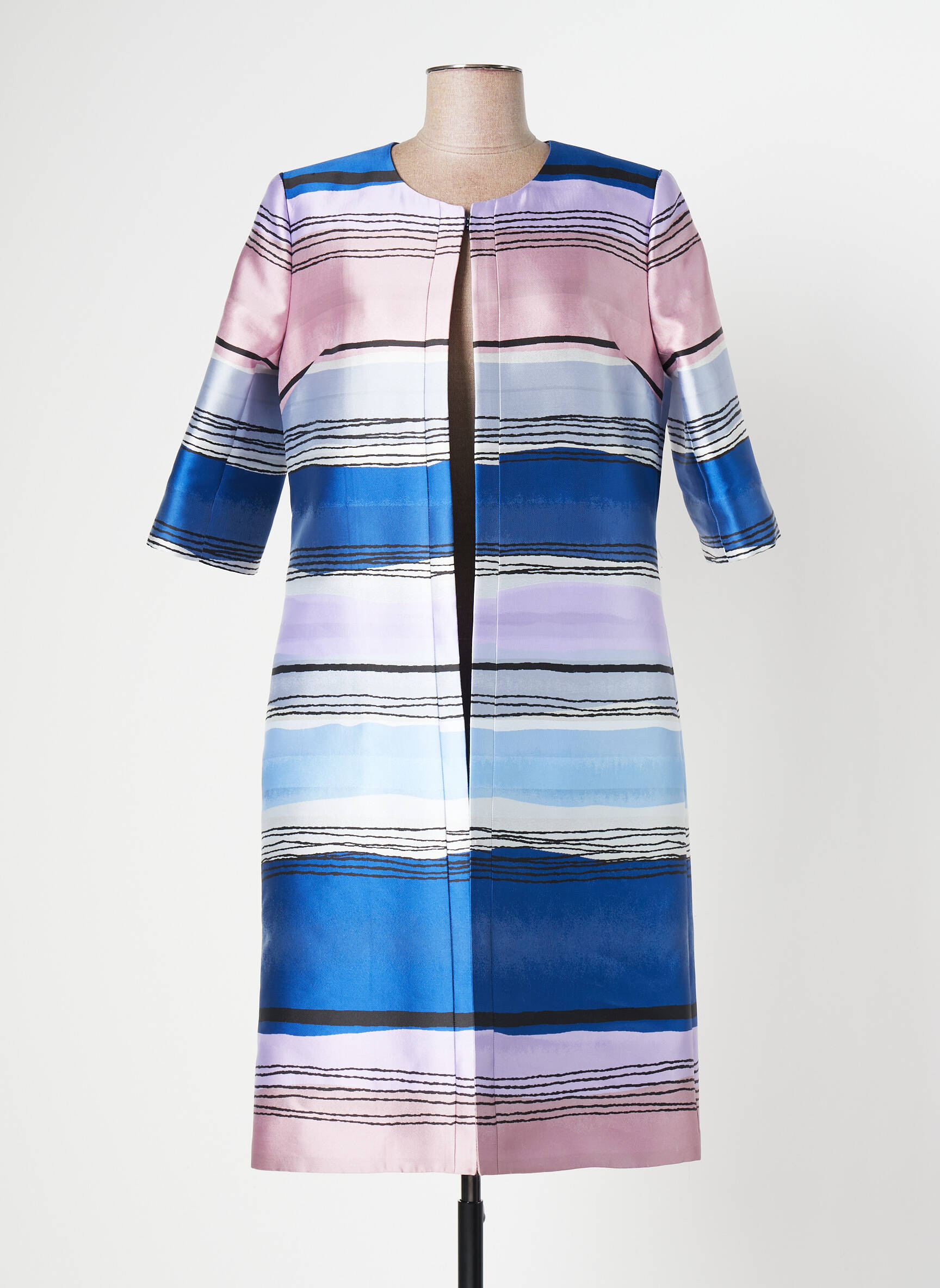 Paule Vasseur Manteaux Longs Femme couleur bleu