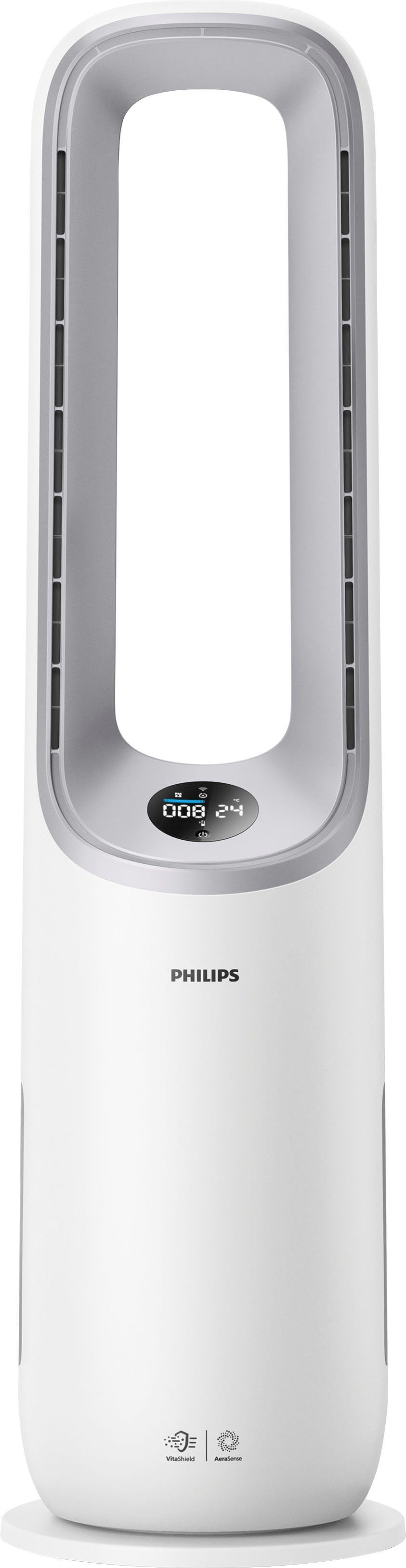 Philips Luftreiniger AMF765/10 Air Performer 7000 Serie, für 70 m² Räume, mit 2-in-1 mit Kühlfunktion, für Allergiker geeignet