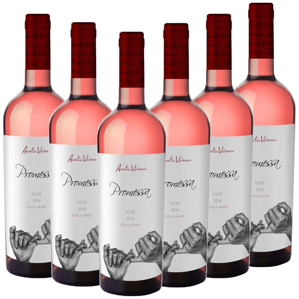 Domeniile Sahateni PROMESSA Cuvee Rose DOC - 6er Karton