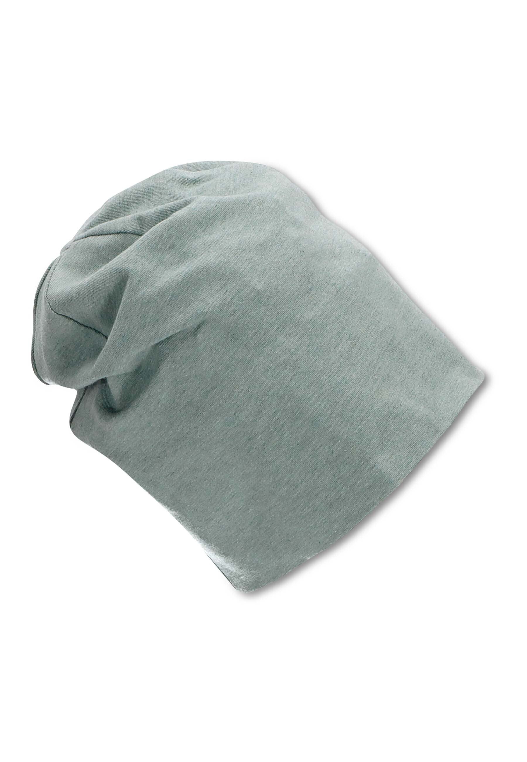 OCS Slouch-Beanie aus Singlejersey (Bio) Melange