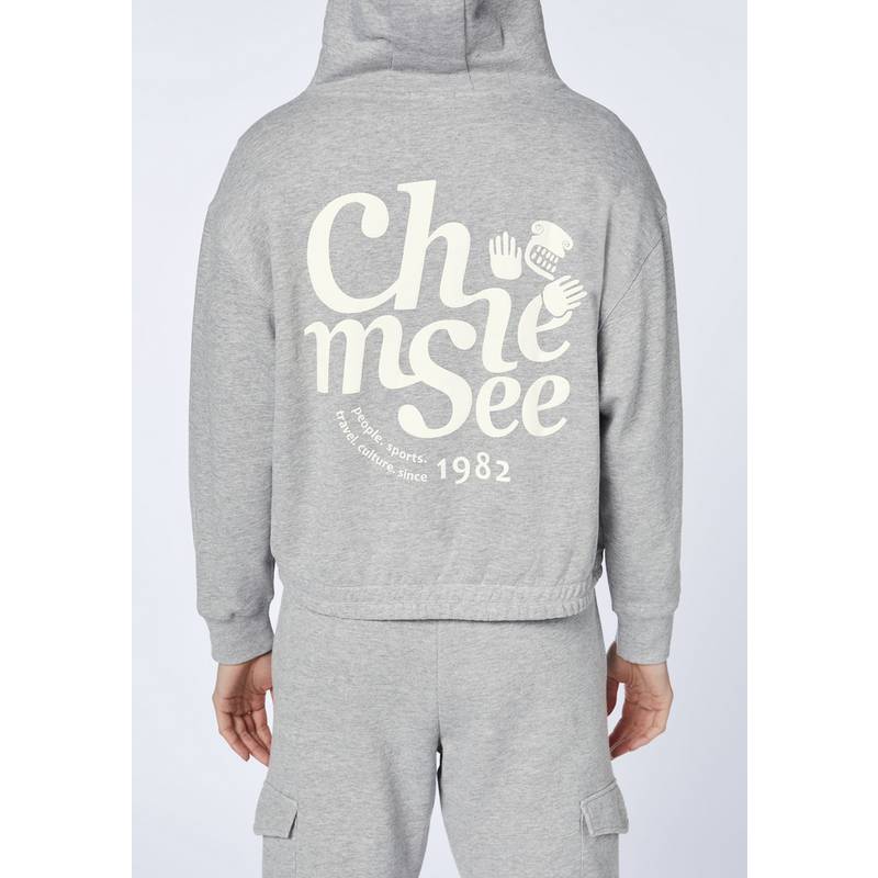 Chiemsee Loose-Fit Logo-Hoodie Sweatshirt Damen