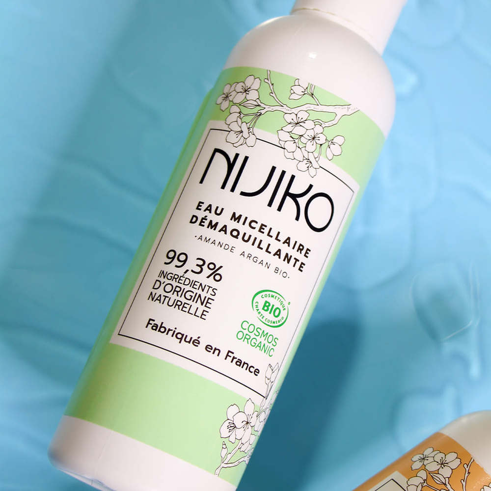 nijiko Eau Micellaire Bio pour Peau Sèche Démaquillant et nettoyant