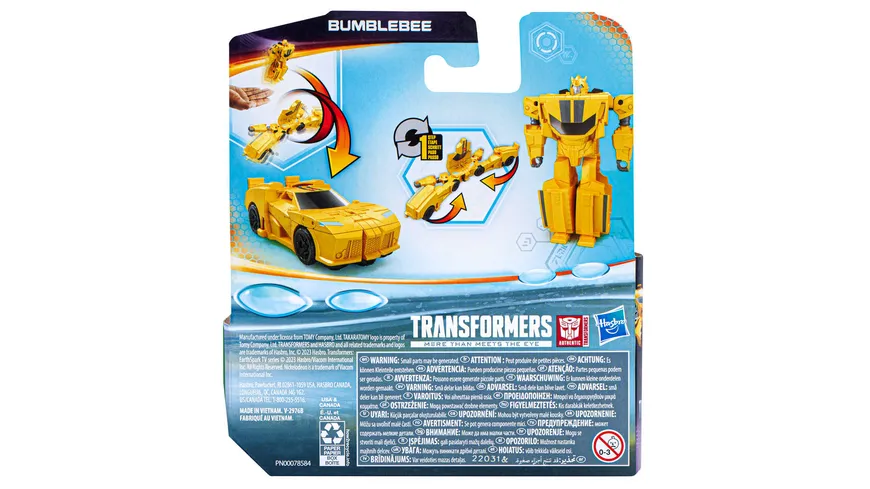 Hasbro - Transformers EarthSpark 1-Step Flip Changer, 1 Stück, sortiert