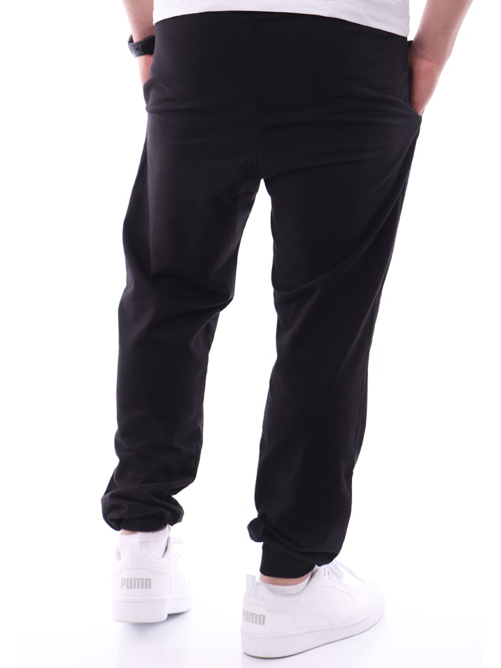 RESLAD Jogginghose mit Brandpatch in schwarz günstig kaufen