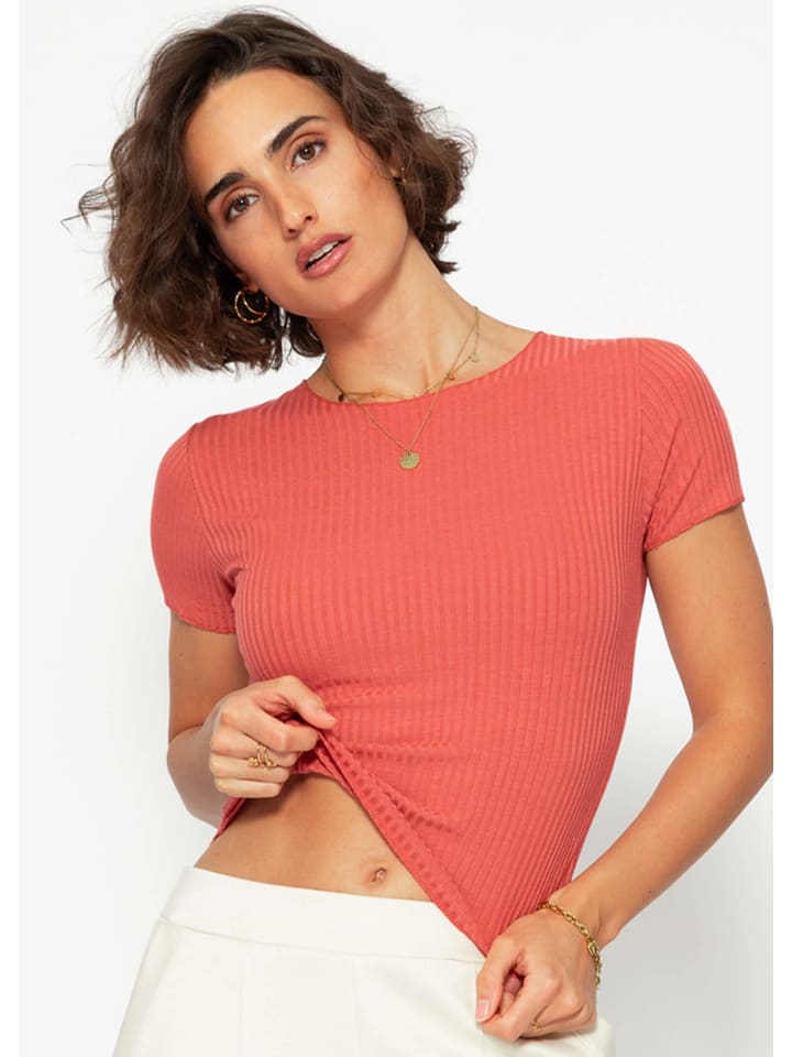SASSYCLASSY Crop-Shirt in Orange günstig kaufen