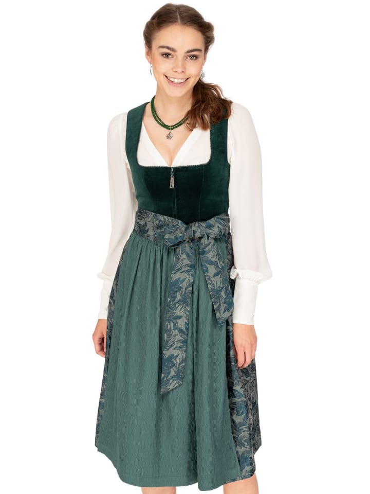 MarJo Midi Dirndl IRSEE in grün günstig kaufen 42