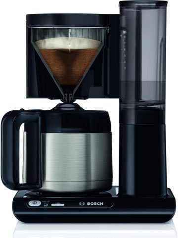 BOSCH Filterkaffeemaschine TKA8A053 Styline, 1,1l Kaffeekanne, Papierfilter 1x4, mit Thermokanne