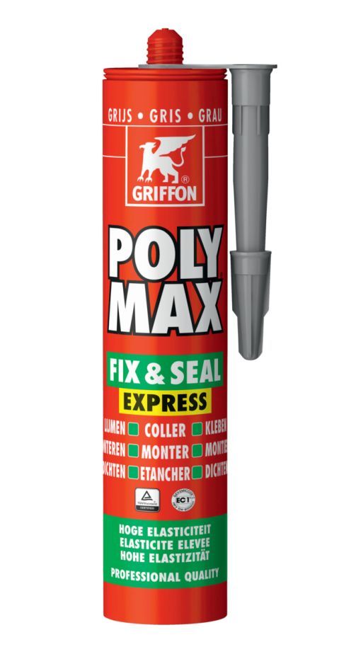 Griffon 6150456 PolyMax Fix & Seal cinza 425g
