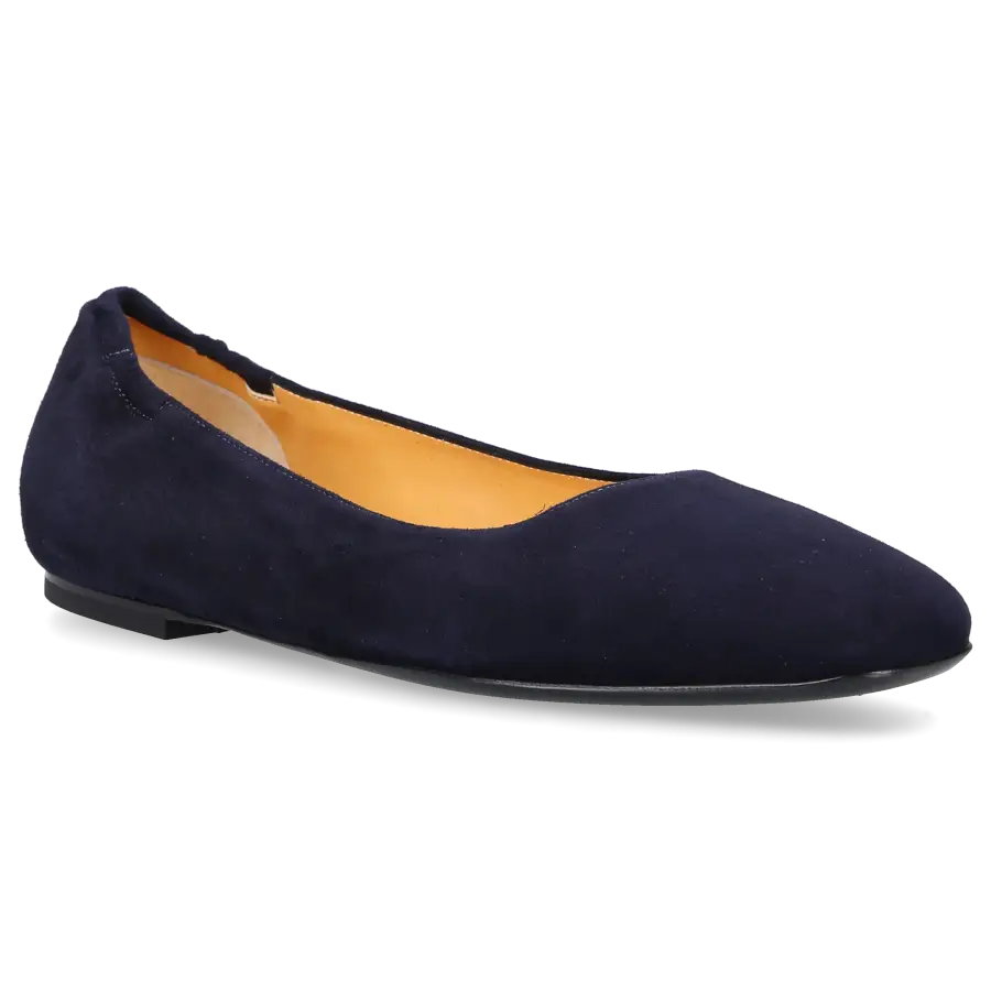 Truman's - Ballerinas 9709 Veloursleder - blau