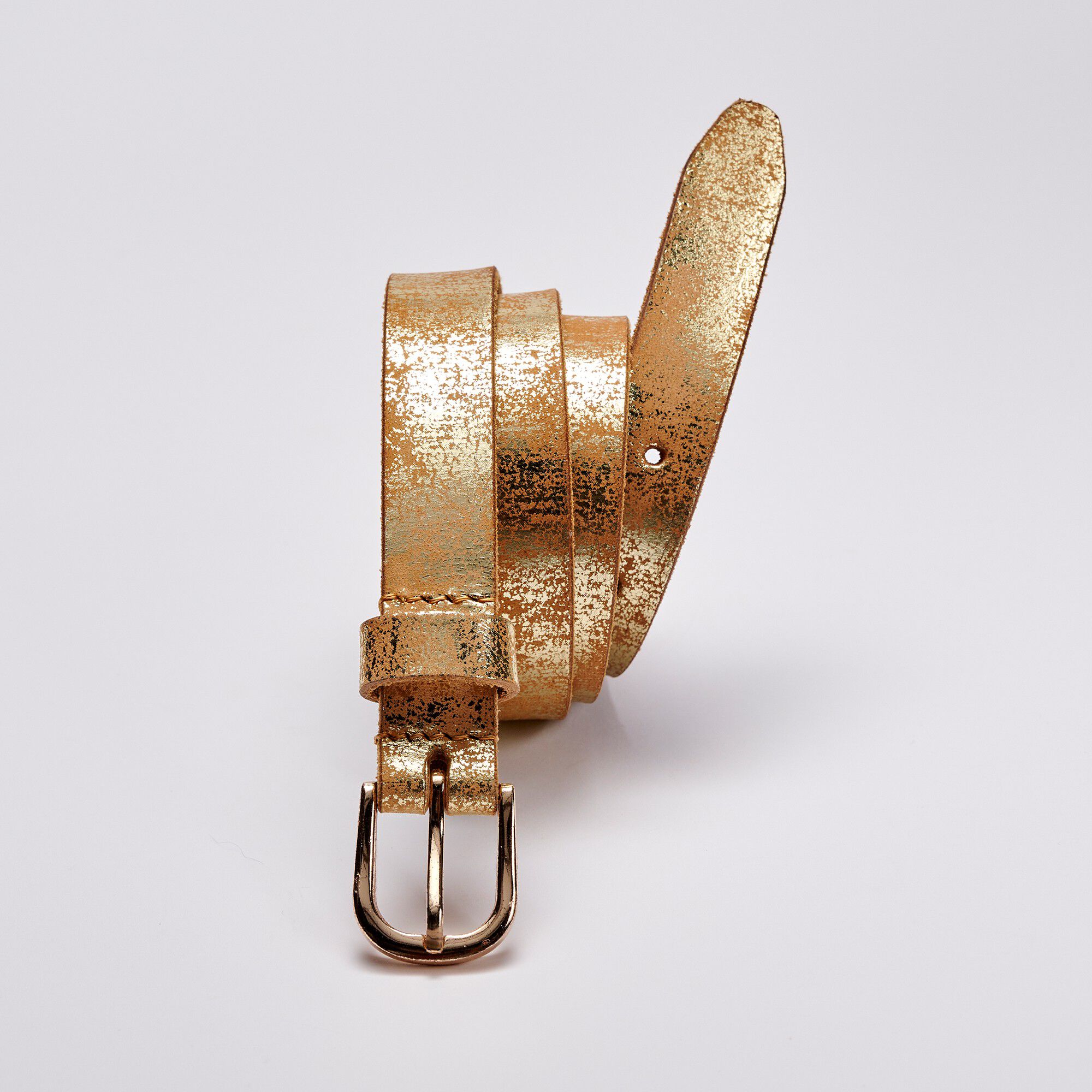 Ceinture irisée, cuir