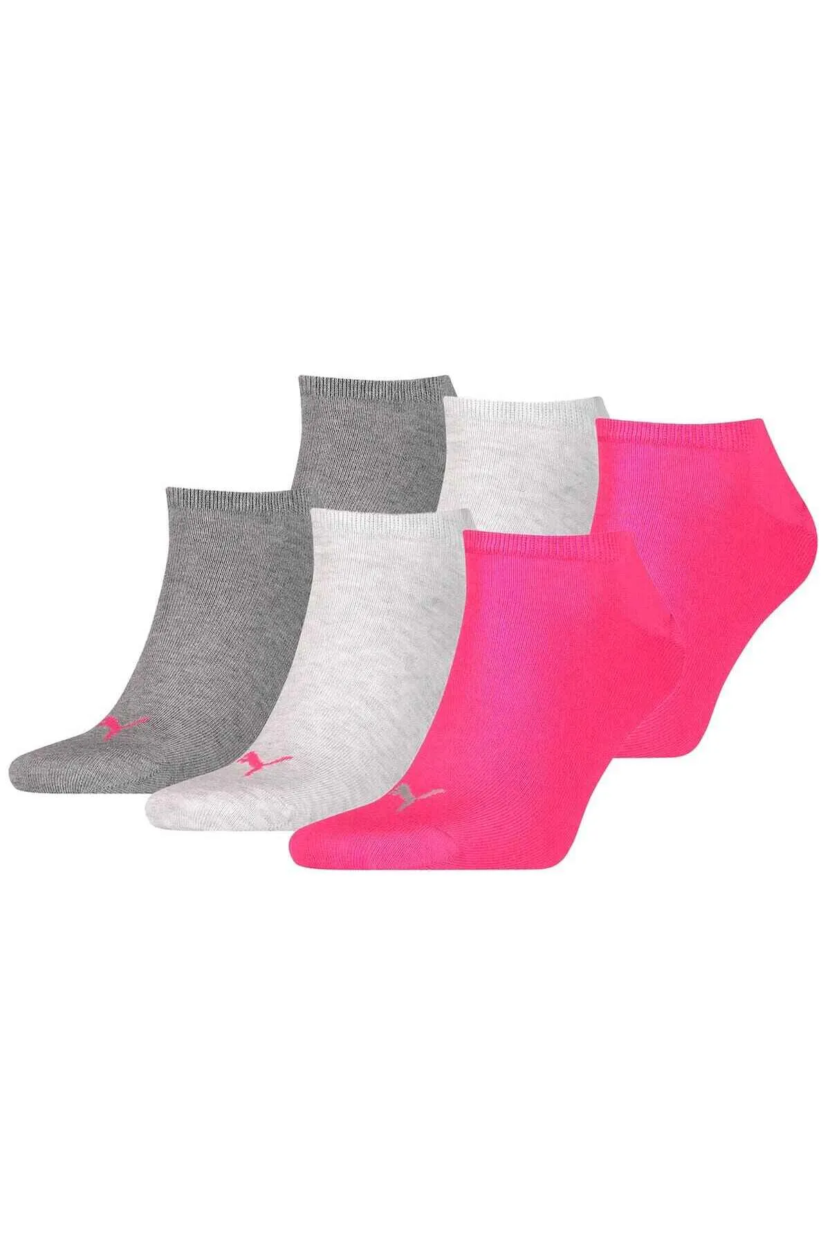 Puma  Unisex Socken, 6er Pack - Sneaker-Socken, Damen, Herren, einfarbig