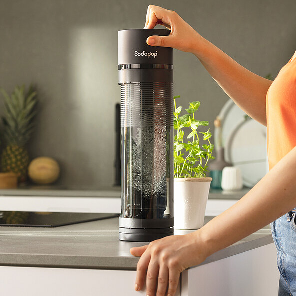 Wassersprudler Logan, inkl. CO2 Zylinder, 3-tlg.