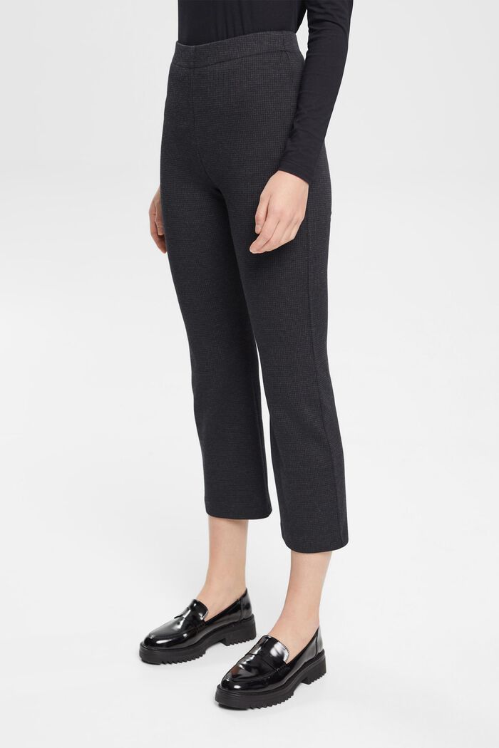 Cropped Hose mit Kick Flare