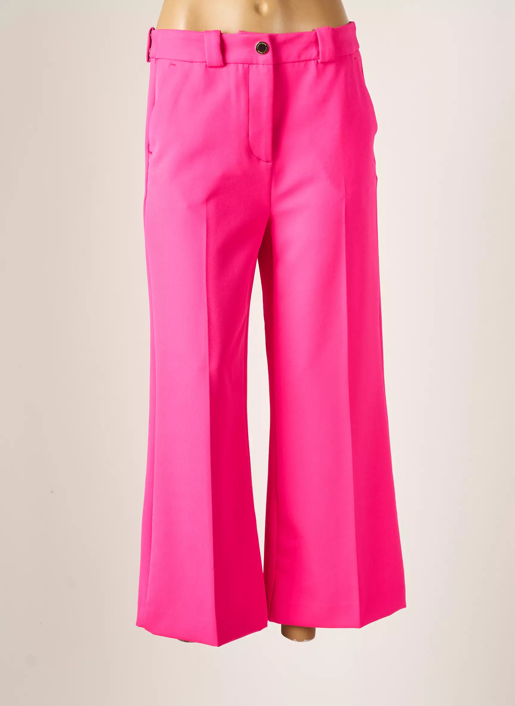 Lola Casademunt Pantalon7 8 Femme couleur rose