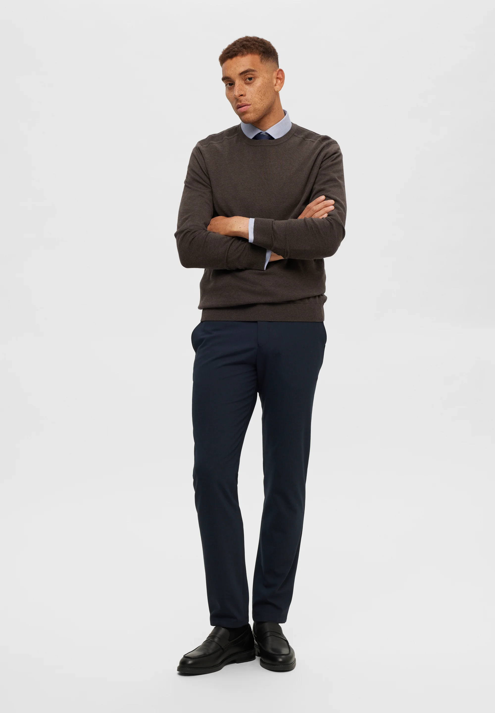 Suéter SLHBERG CREW NECK de Selected Homme