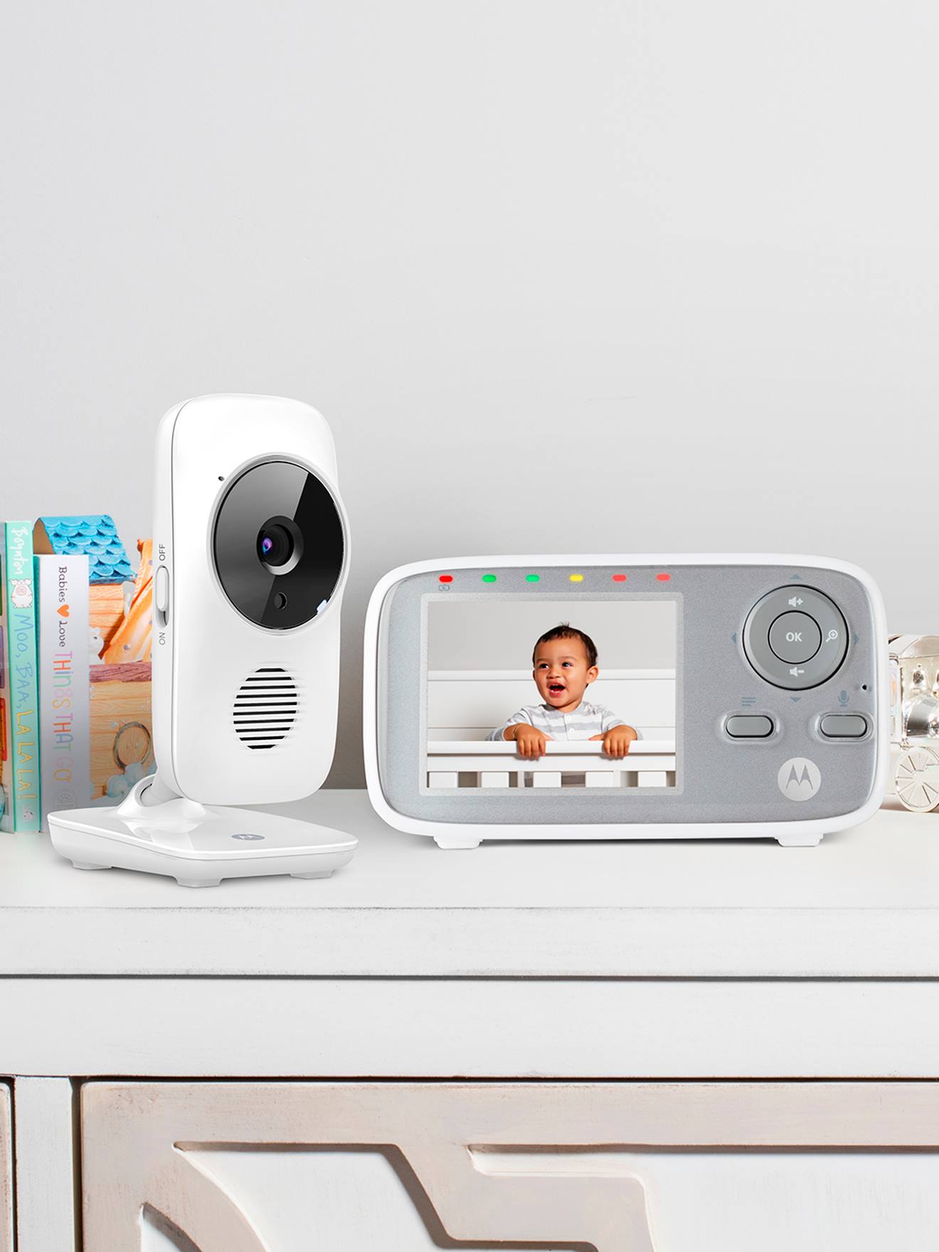 Babyphone vidéo sans fil VM 483 MOTOROLA blanc