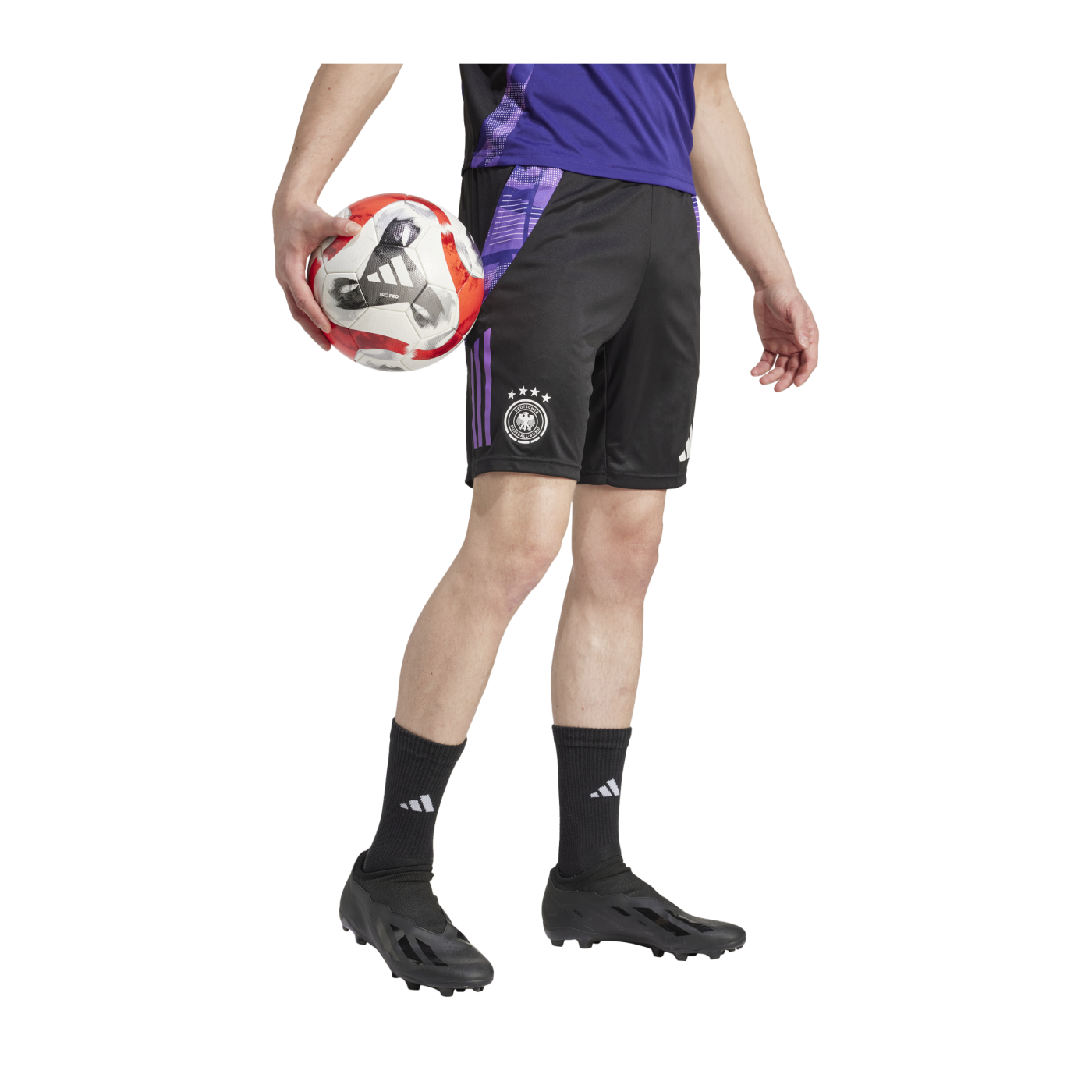 adidas DFB Deutschland Trainingsshort EM 2024 Schwarz