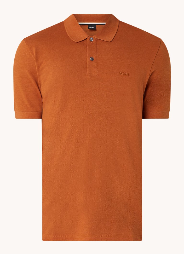 Polo HUGO BOSS Pallas de corte regular em algodão piqué