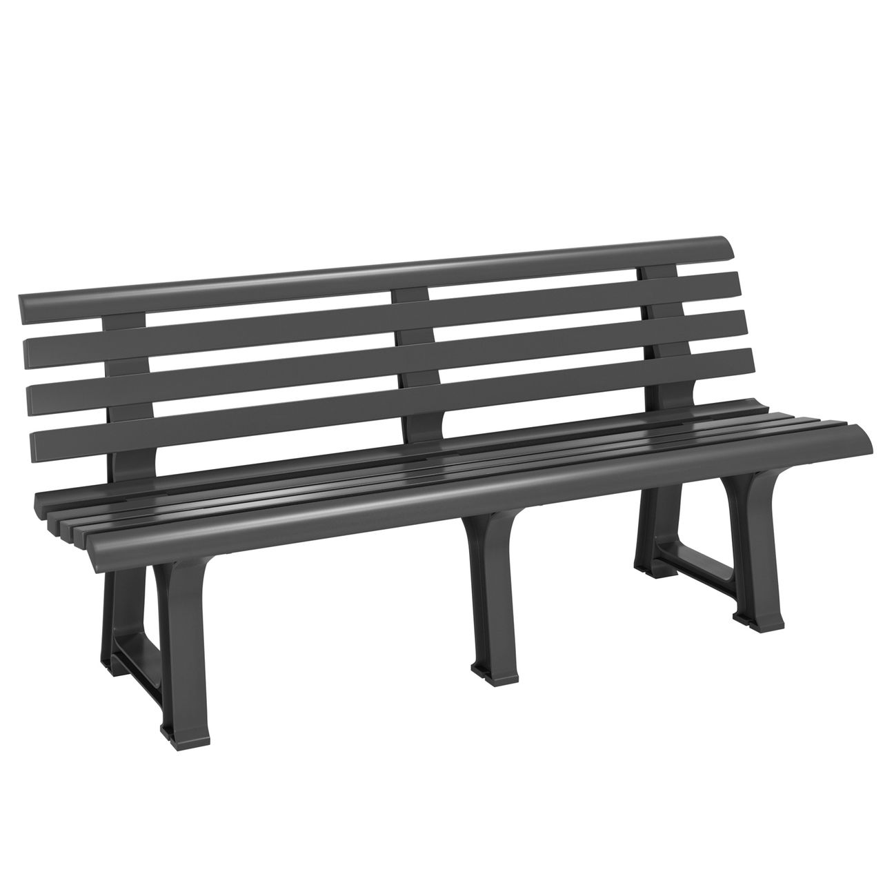 Casaria Gartenbank Orchidea 145 x 49 x 74cm weiß