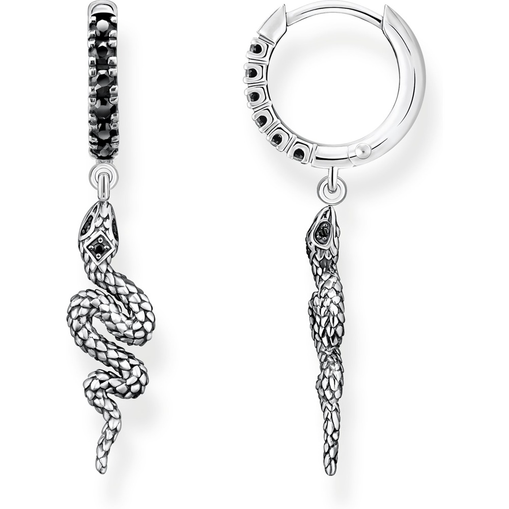 Thomas Sabo Créoles 925 Argent Boucles d'oreilles