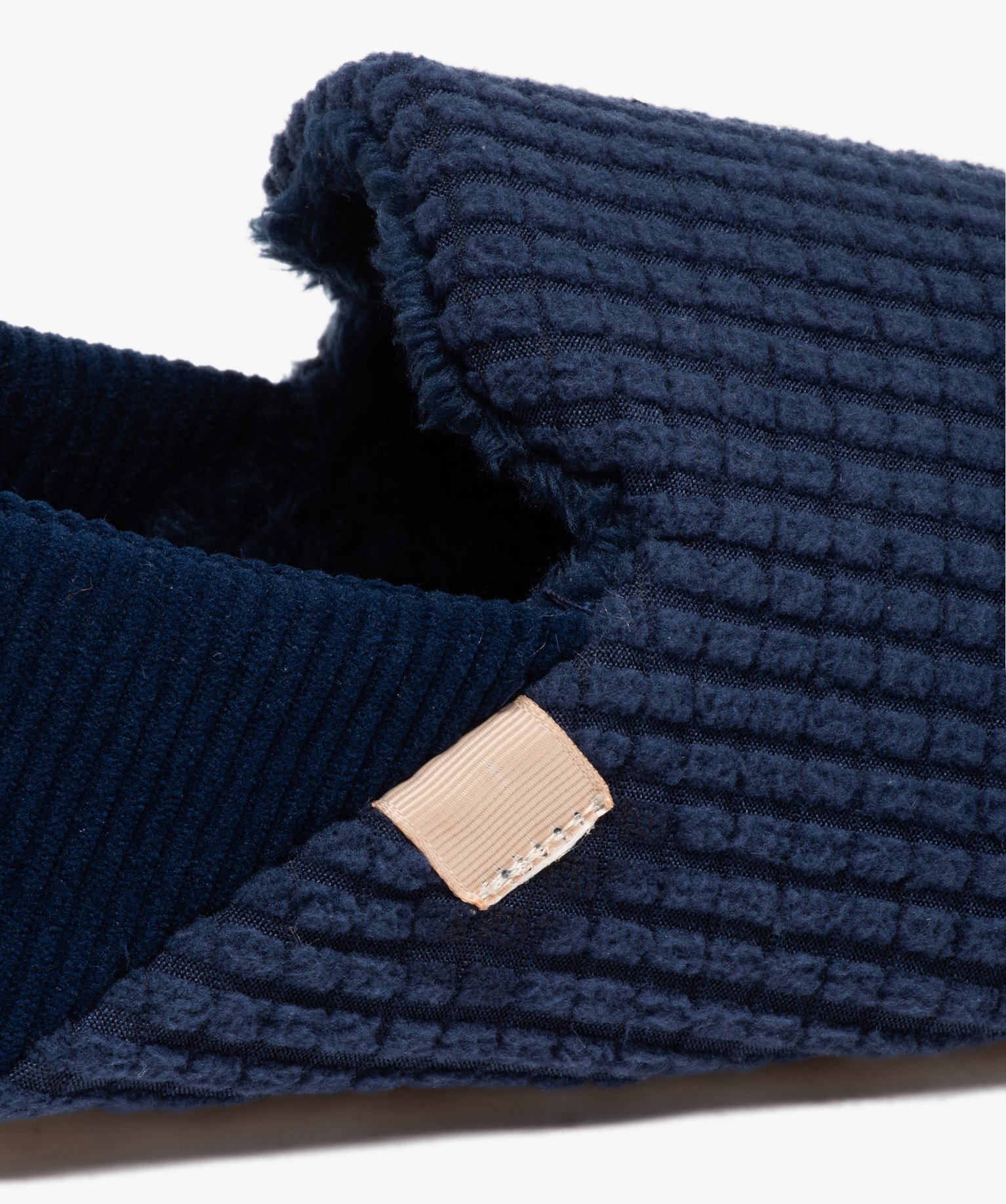 Chaussons homme pantoufles confort unis en velours divers | GEMO