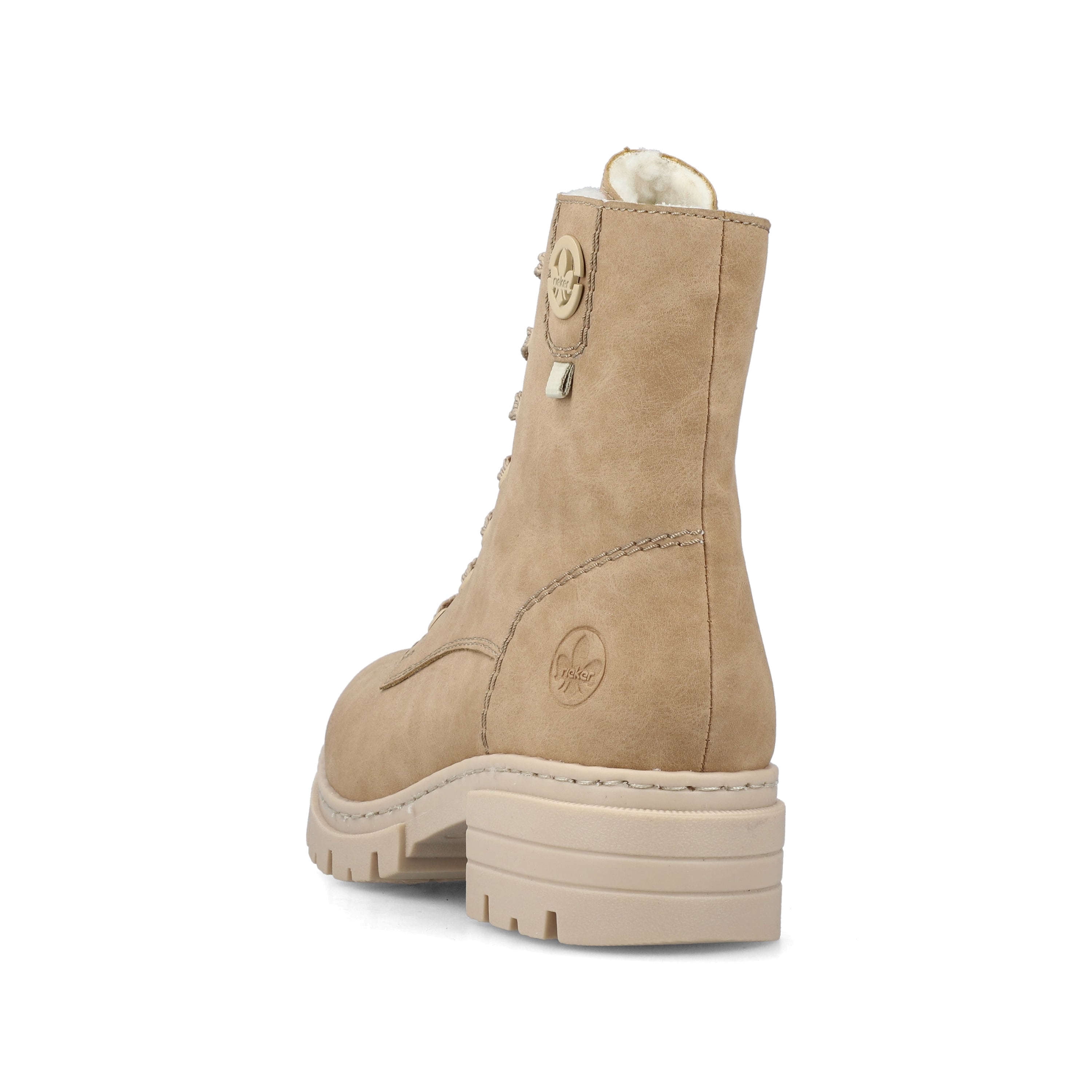 Rieker Damen Schnürstiefel braunbeige