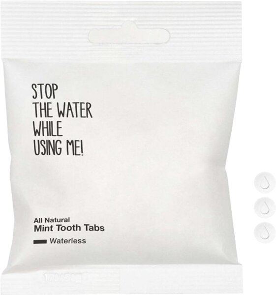 STOP THE WATER WHILE USING ME! All Natural Waterless Tooth Tabs Zahnbürste