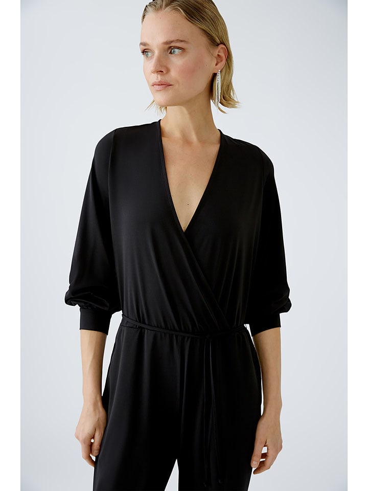 Oui Jumpsuit in Schwarz günstig kaufen