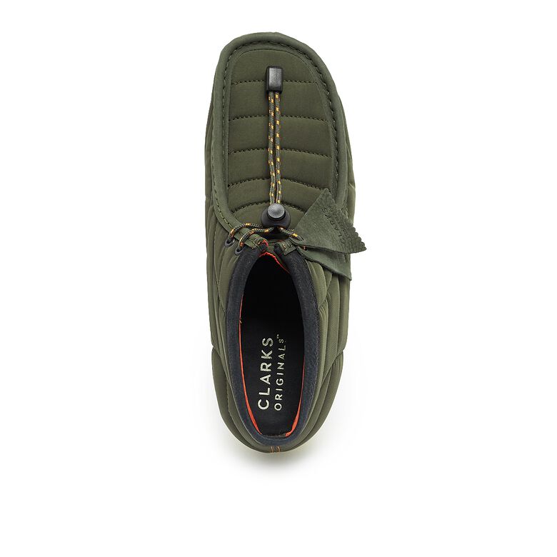 Clarks Wallabee Boot Quilted khaki quilted