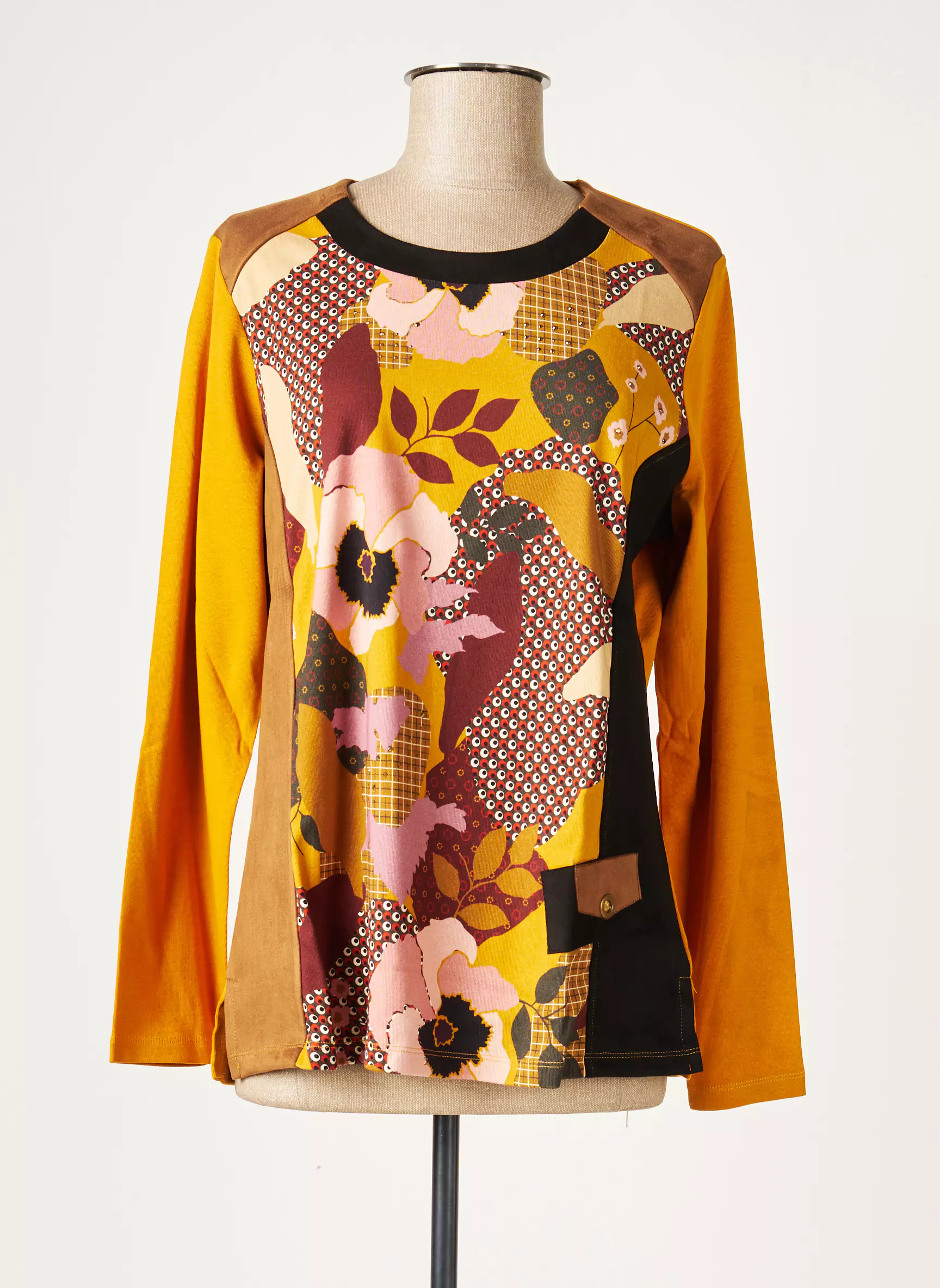 Bagoraz Tshirts Femme couleur jaune