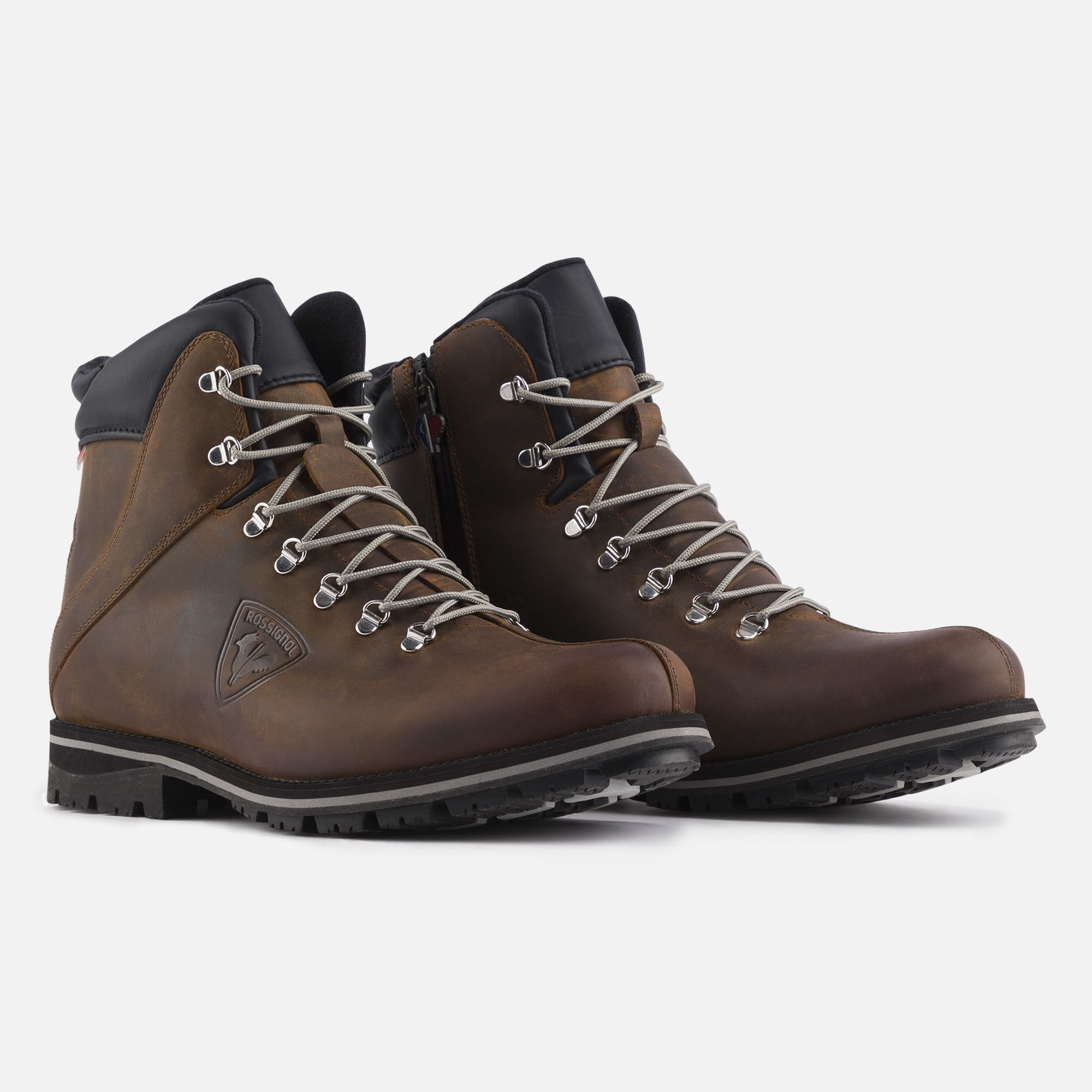Bottines Chamonix marron ciré homme
