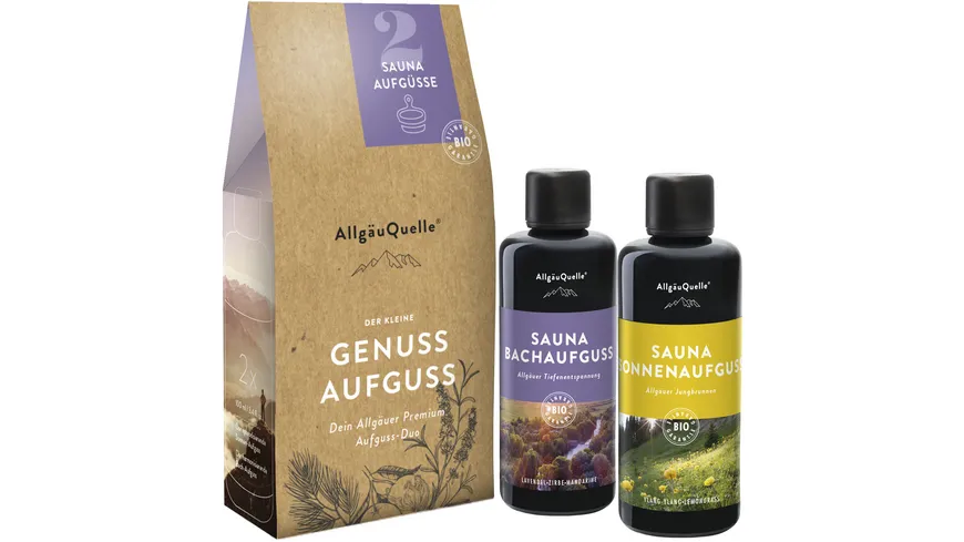 AllgäuQuelle Saunaaufguss-Set Kleiner Genuss Aufguss