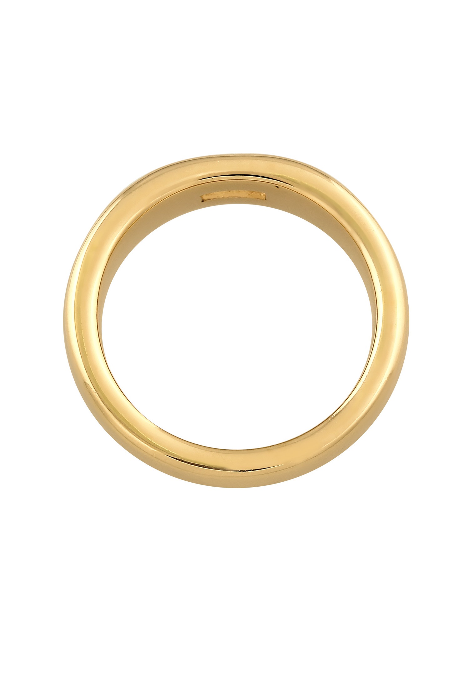 Anello da donna Elli PREMIUM, elegante e semplice, con topazio in argento sterling 925 rodiato.