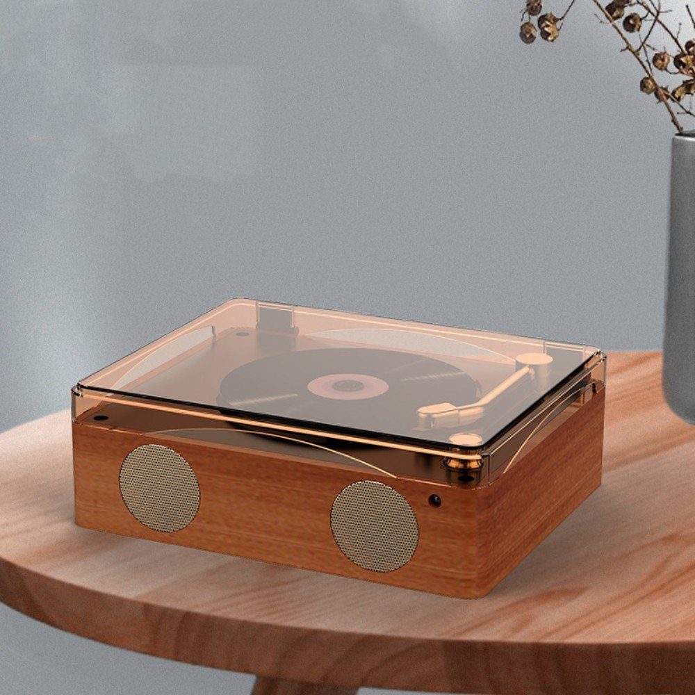 Suzakuin Stilvolle Retro CD-Musikanlage mit Bluetooth - Kompakt und Vielseitig CD-Player