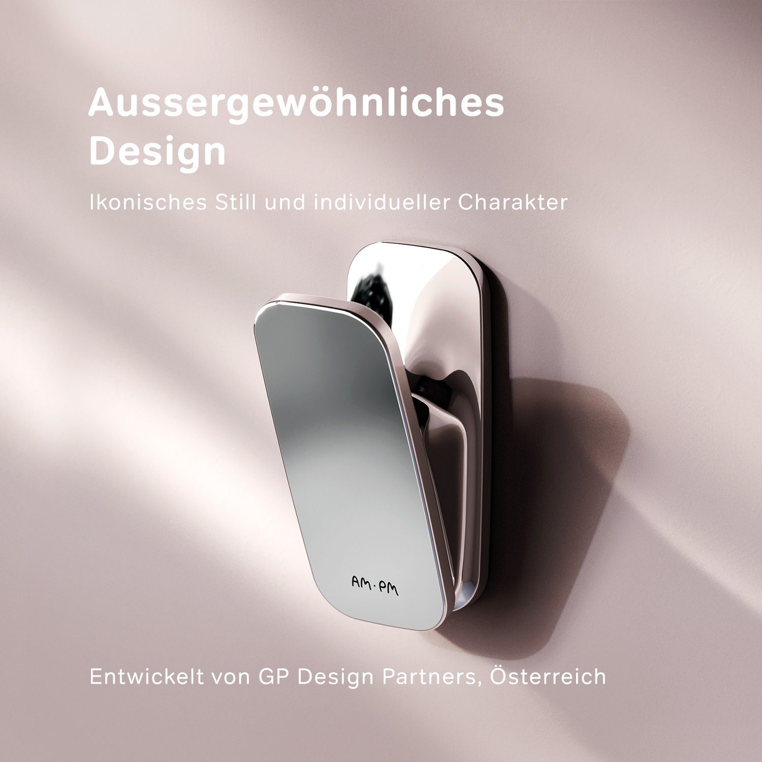 AM.PM Wandhaken Inspire 2.0 Zuverlässige und sichere Befestigung, Badezimmer, Küchen., Duschen, (1), Metall Struktur für Qualität, Langlebigkeit