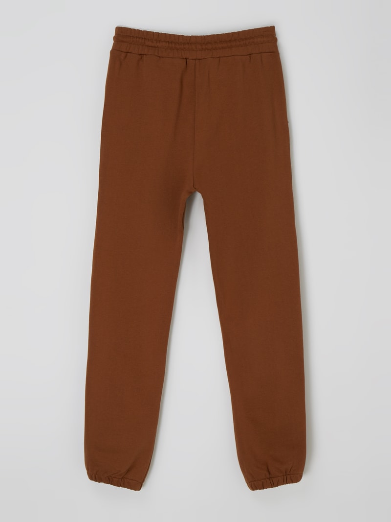 Sweathose aus Bio-Baumwolle in cognac