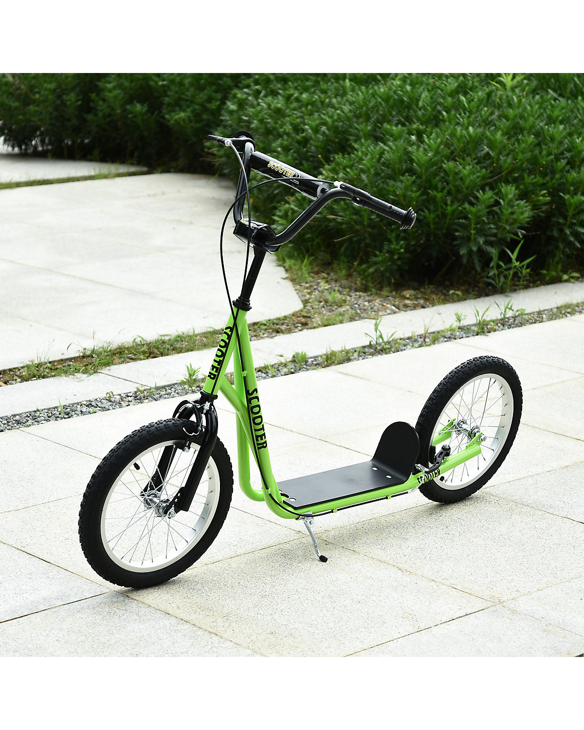Kinderscooter mit Handbremse