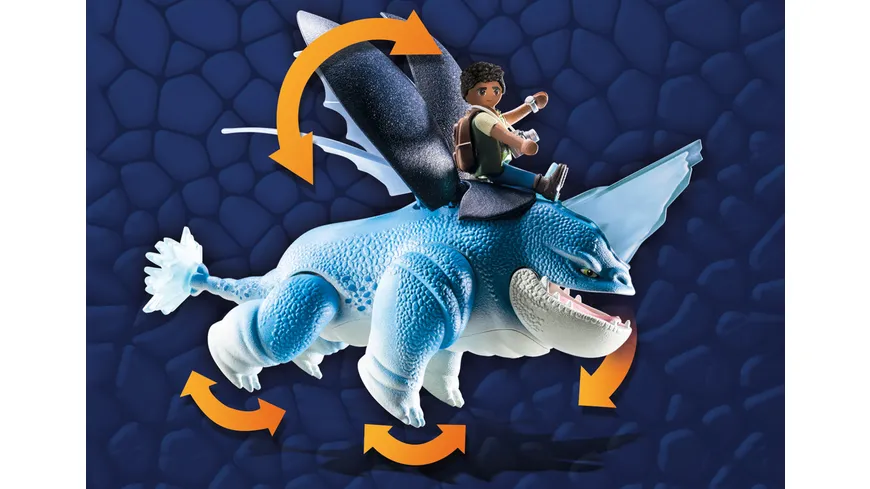 PLAYMOBIL 71082 - Dragons: The Nine Realms - Plowhorn & D'Angelo