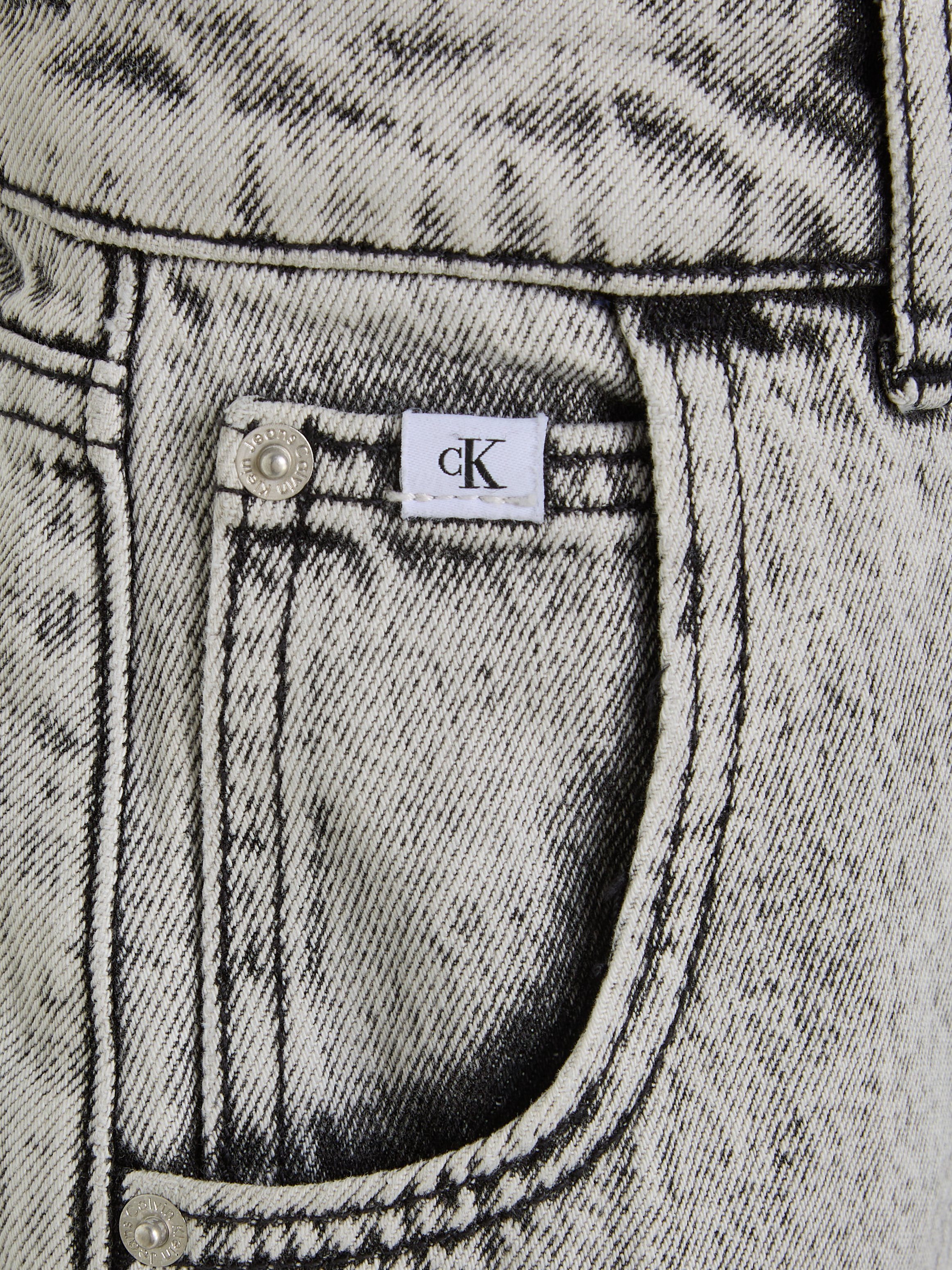 Calvin Klein Jeans Straight-Jeans BARREL STONE LIGHT GREY im 5-Poket-Style