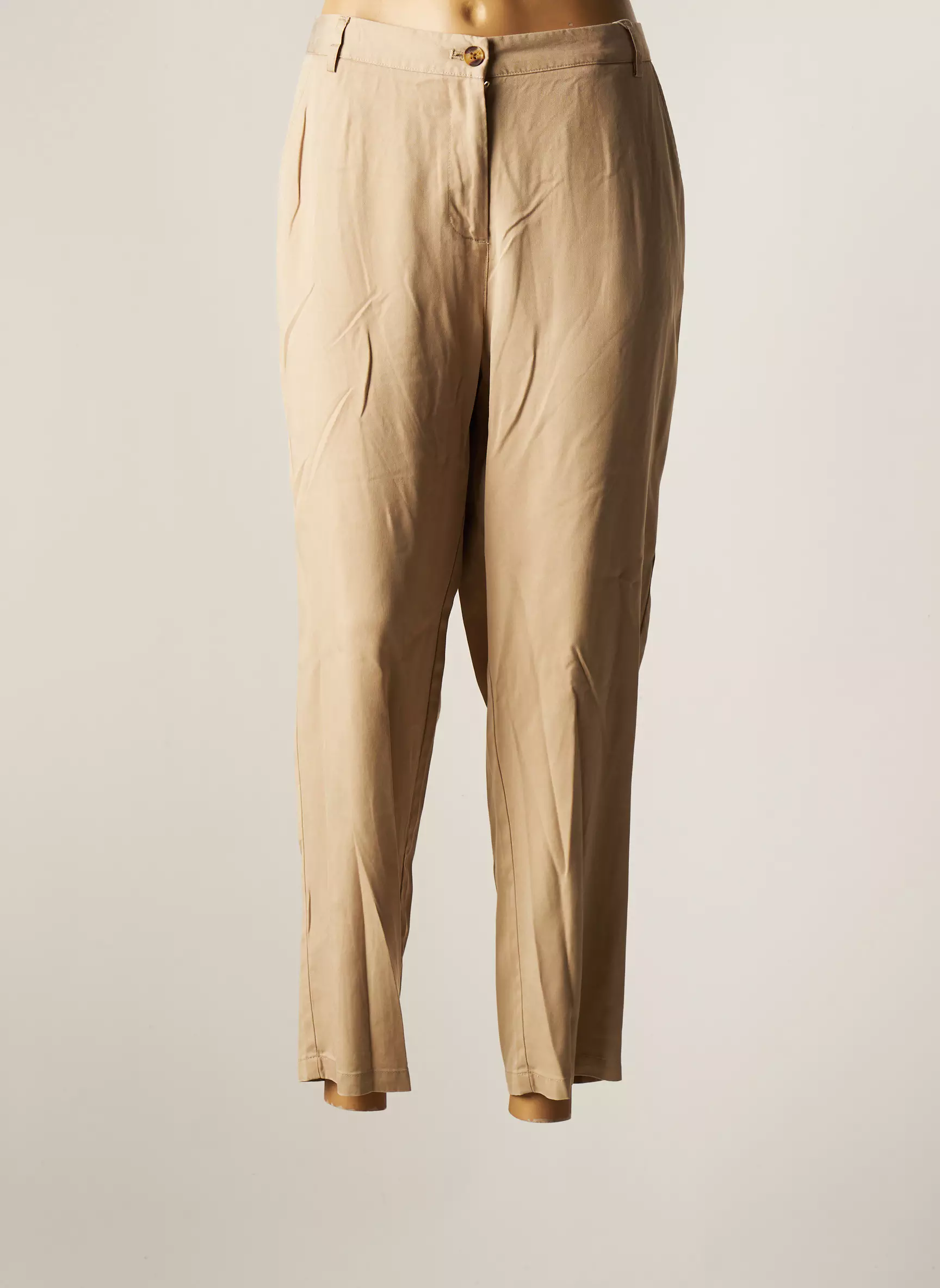 C Est Beau La Vie Pantalon7 8 Femme couleur beige