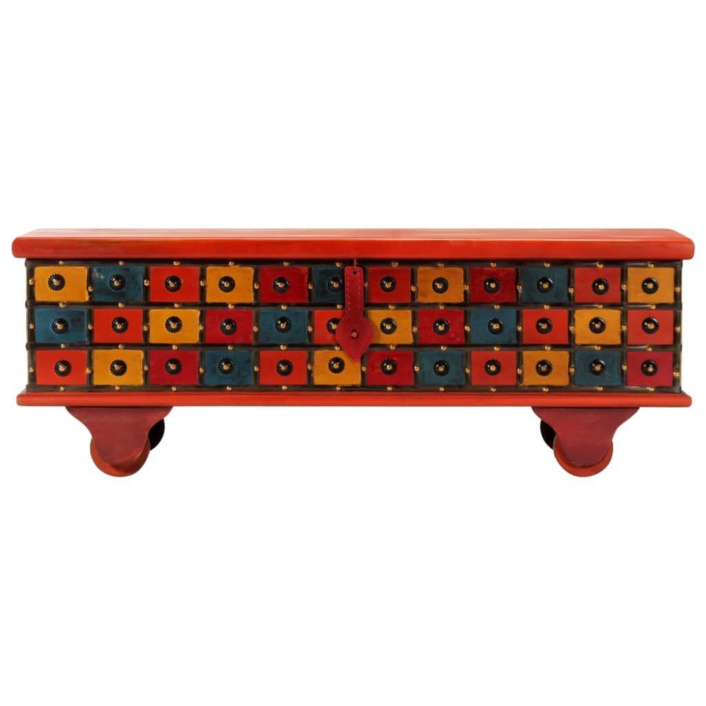 vidaXL Aufbewahrungsbox Aufbewahrungstruhe Rot 110 x 40 x 40 cm Massivholz Akazie