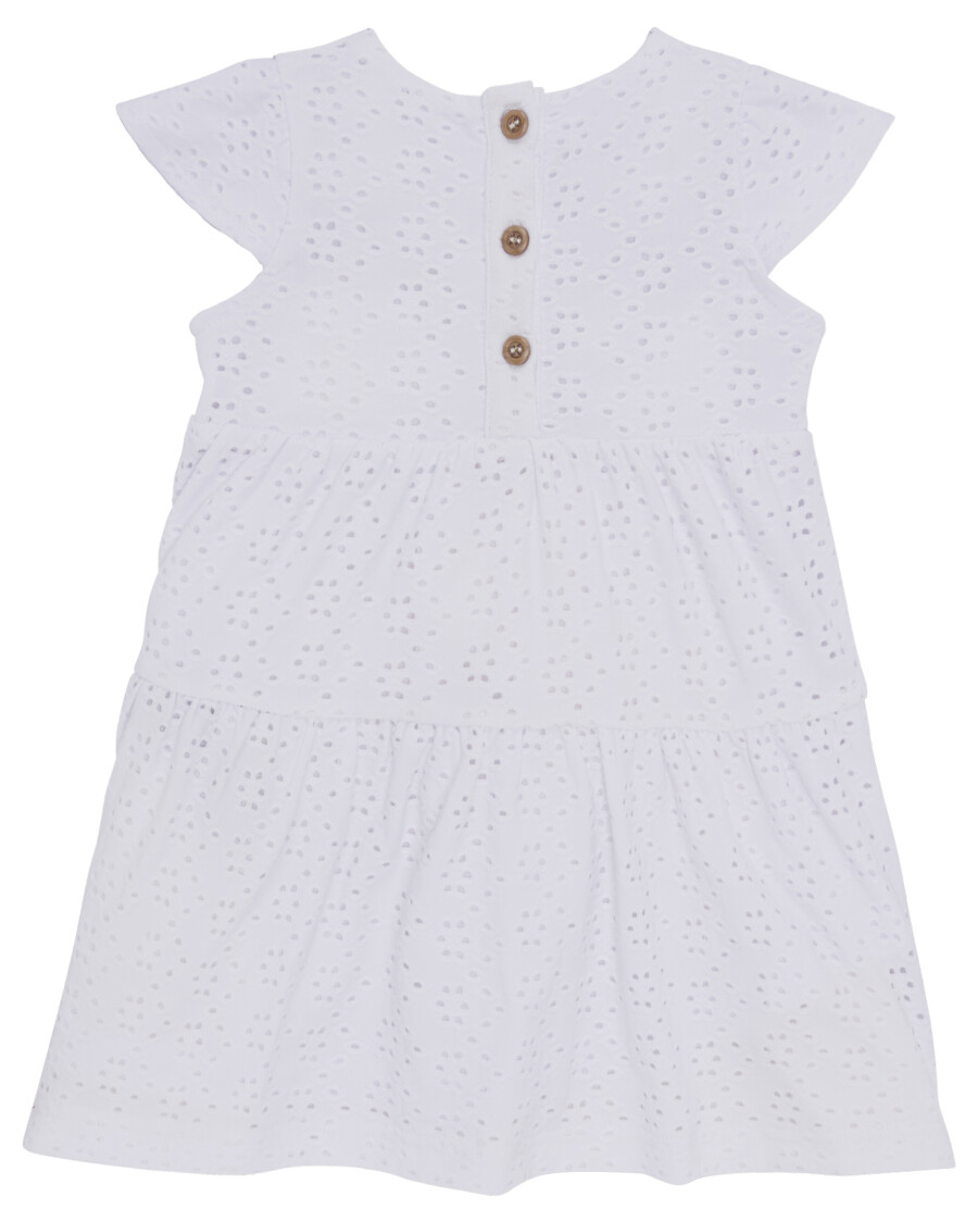 Kleid mit Lochstickerei